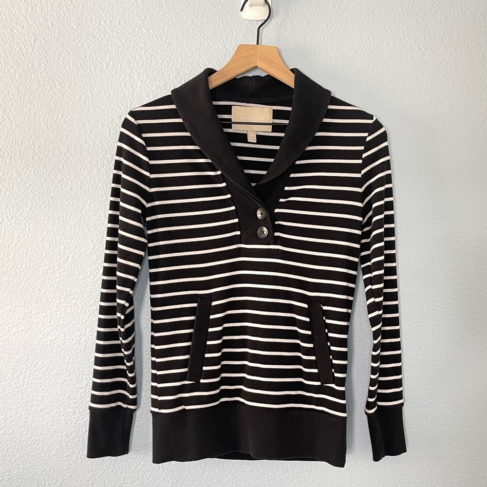 Banana Republic Stripe Luxe Pullover